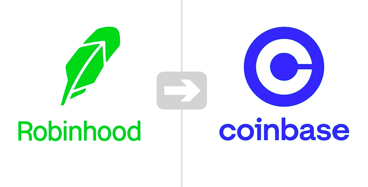 how to move crypto from coinbase to robinhood